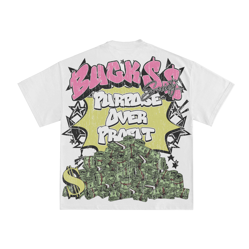"PURPOSE OVER PROFIT" TEE