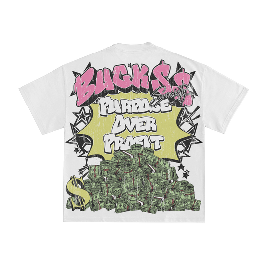 "PURPOSE OVER PROFIT" TEE